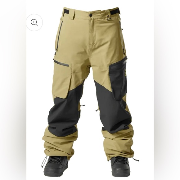 Thirty two black and tan men’s snowboarding pants 2023 BNWT - Picture 3 of 7